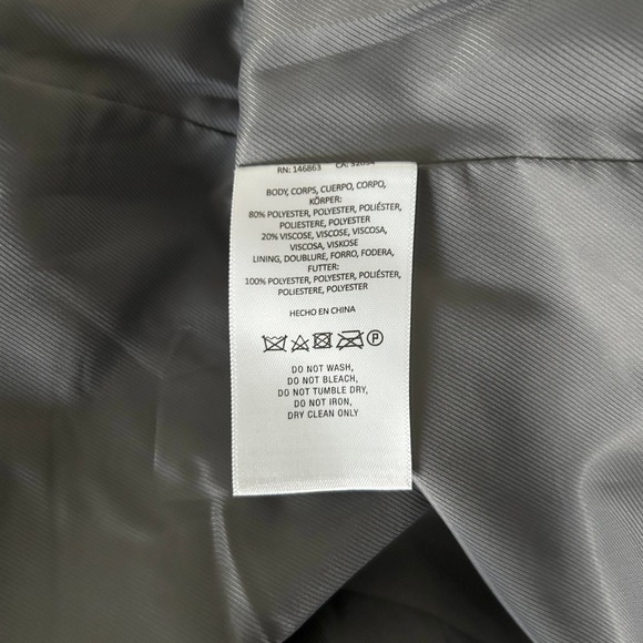 NEW Anthropologie x Mare Mare Cinch Sleeve Open Front Boyfriend Blazer Sz Large - Picture 5 of 5